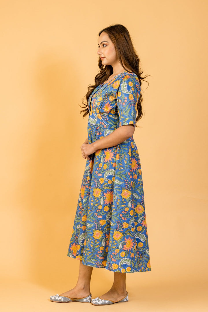 Blooming Spring Long Dress - womenswear -