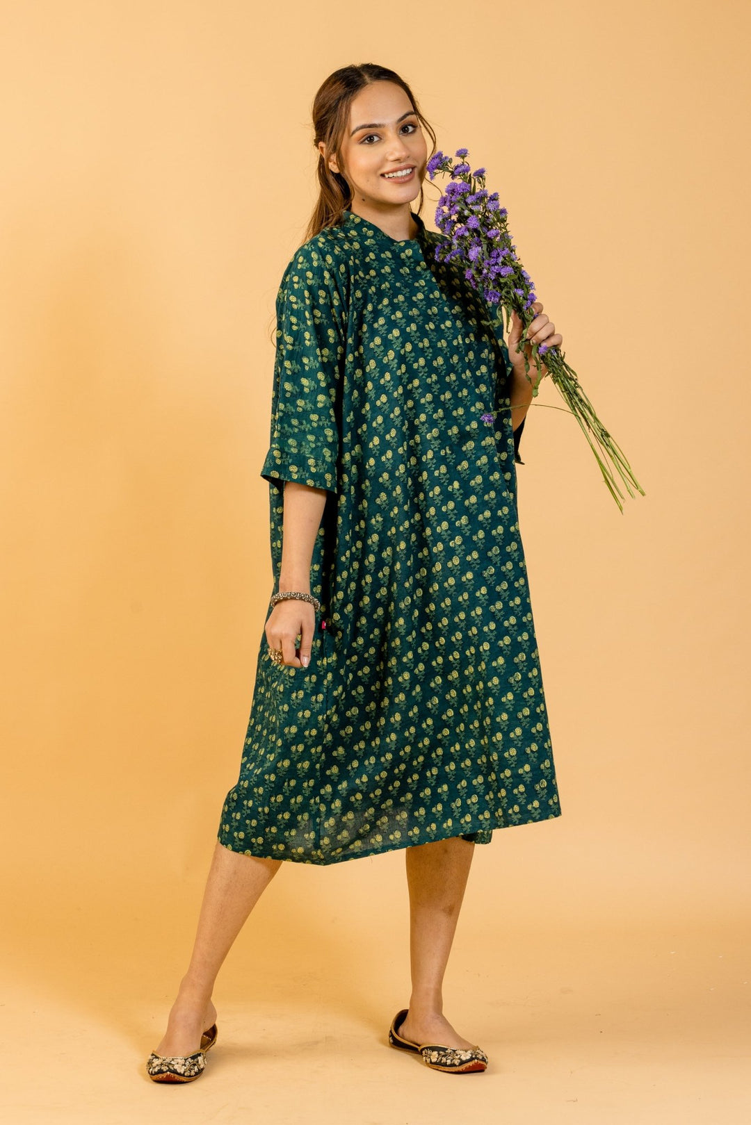 Green Gables Loose Fit Dress - womenswear -