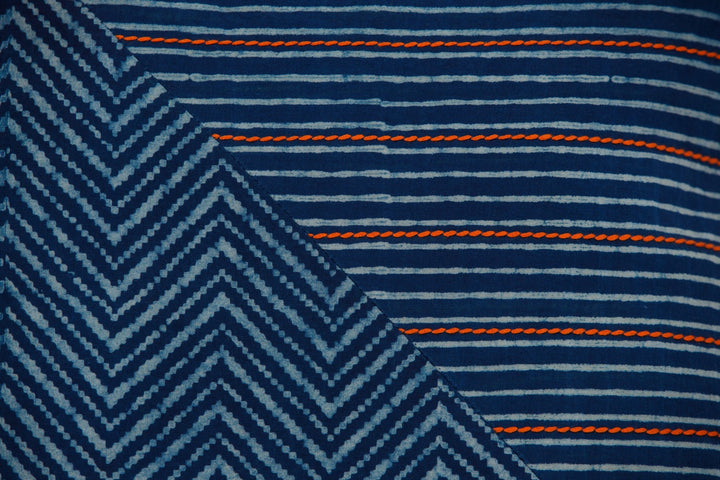 Indigo Thread Work Cushion - cushion - 04568/CU