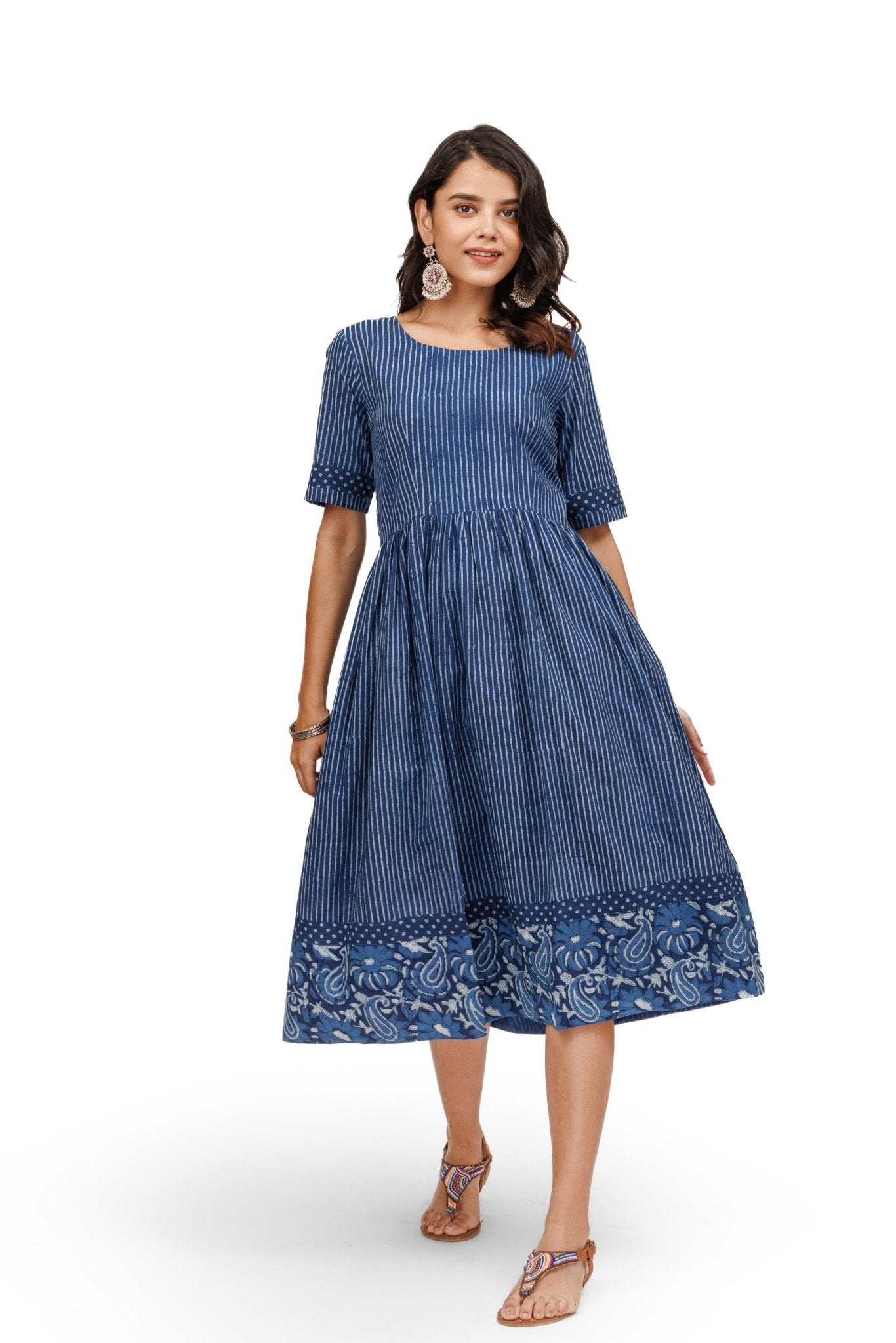 knee length dresses for ladies Kenza Belted Maxi Dress Summer Song by Black Book The Label main image 0