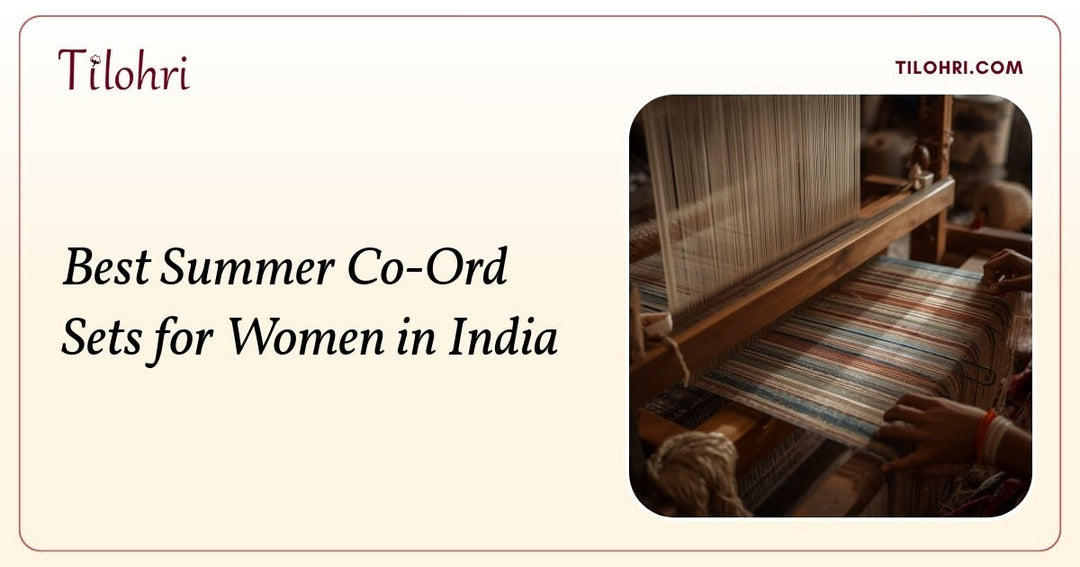 Best Summer Co-Ord Sets for Women in India: Handloom Weaving - Tilohri
