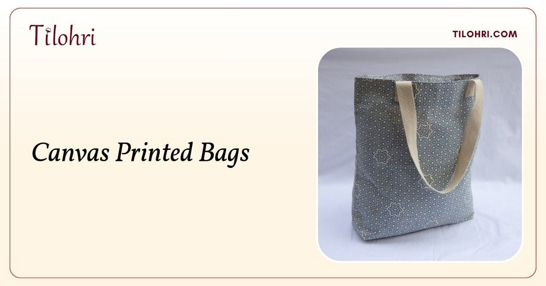 Comfortable Canvas Jhola Bag: A Hand-Block Print Story - Tilohri