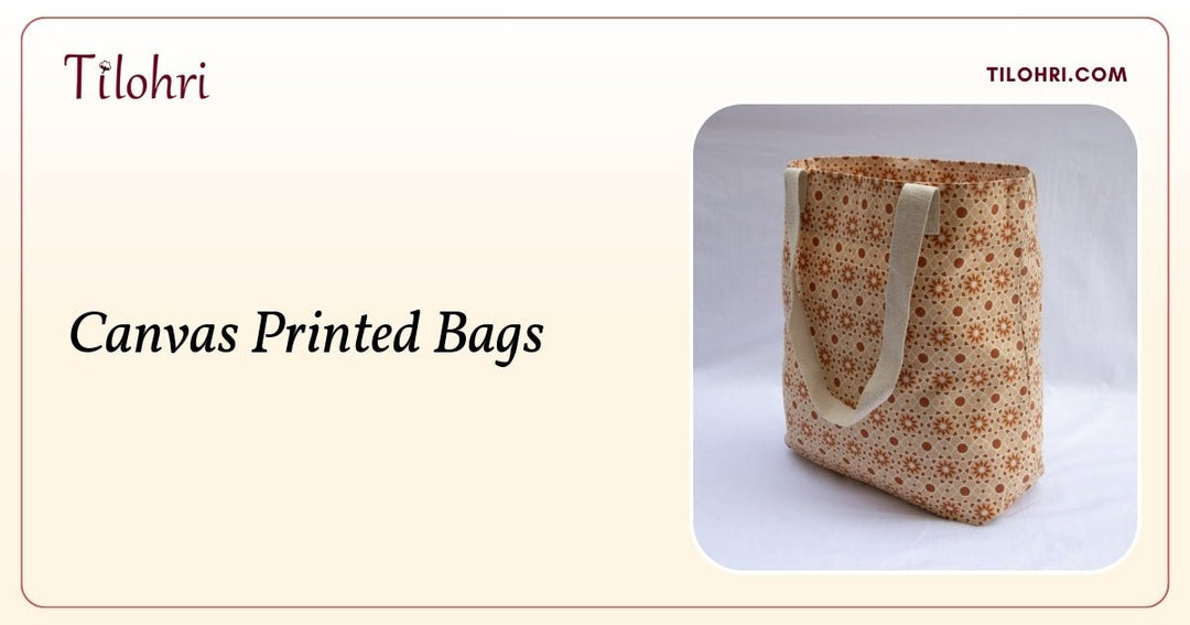 Comfortable Canvas Jhola Bag: A Hand-Block Story - Tilohri