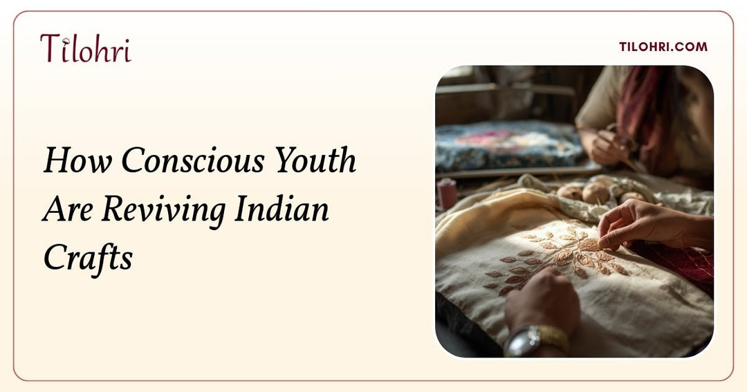 How Conscious Youth Are Reviving Ajrakh Indian Crafts - Tilohri