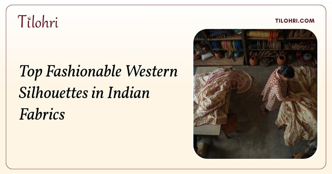 Top Fashionable Western Silhouettes in Indian Fabrics - Tilohri