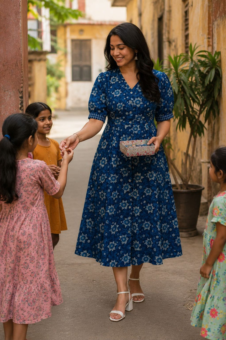 sunflower  Flared Dress