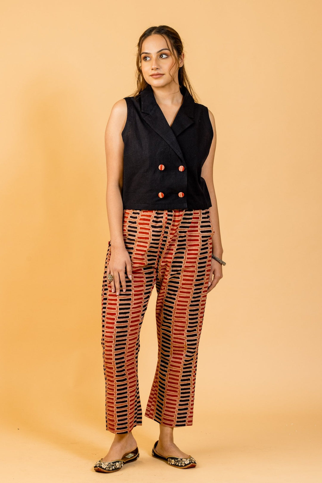Rock n Roll Co-ord Set / Top and Pant - womenswear -