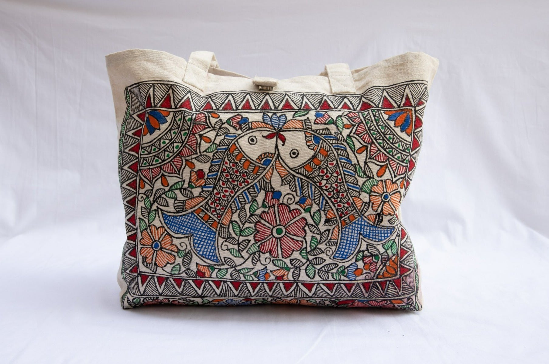 Rejean Madhubani Painted Sling Bag
