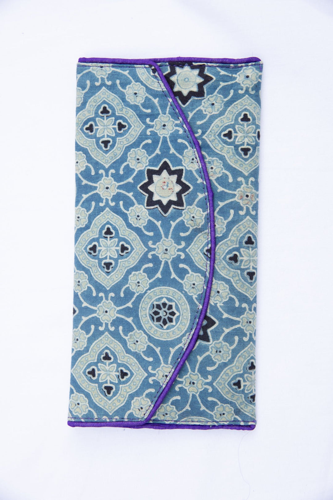 Ajrakh Printed Clutch - Bags - 04127/WL