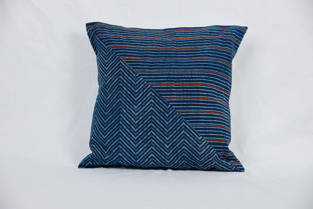Indigo Thread Work Cushion - cushion - 04568/CU